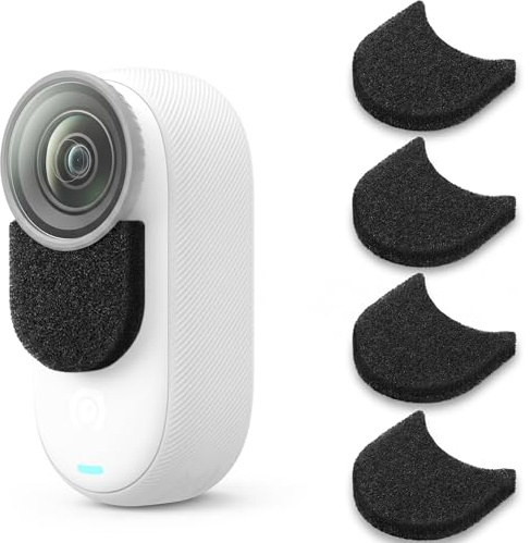 Protector de Viento para Micrófono de 6 Uds para 360 GO 3/GO 3S, Micrófono con Reducción de Ruido de Esponja, Filtro a Prueba de Viento para Cámara de Acción GO 3/GO 3S
