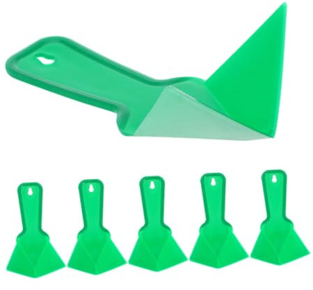 DOITOOL Juego De 6 Espátulas De Plástico Para Paneles De Yeso, Herramienta Para Esquinas Interiores y Exteriores, Diseño Ergonómico, Acabado De Masilla Construcción, Uso Profesional y Doméstico