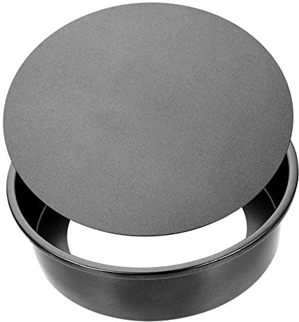 Cabilock Molde Para Pastel Redondo 20 Cm Acero Al Carbono Antiadherente Desmontable Horno Repostería Molde Para Pasteles Mousse Base Extraíble Horno Doméstico