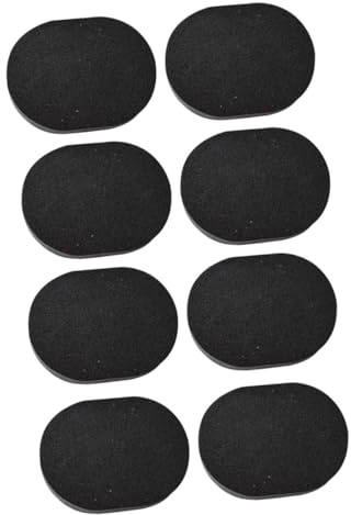 FIXOSHEE Esponjas Faciales De Carbón De Bambú Para Lavado y Maquillaje 8 Piezas Tamaño Compacto Limpieza Suave Pieles Mixtas y Grasas Uso Doméstico y Viaje