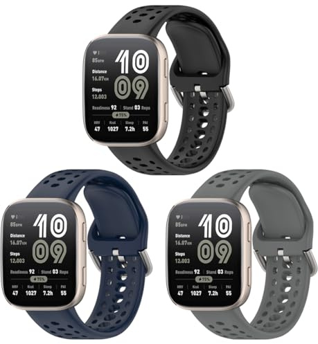 BexidoIera Replacement Strap Compatible with Amazfit Bip 6/Bip 5 Band, 22mm Soft Silicone Sport Watch Band Wristband for Amazfit Balance/Balance 2/GTR 4/GTR 3/GTR 3 Pro/GTR 2/2e/GTR 47mm