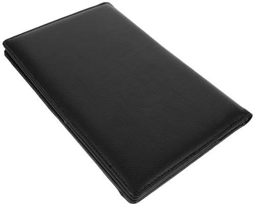 Ipetboom Porta Conto Ristorante in Pu Nero Lavagna Scrivibile, Piccolo Libro Porta-menù Magnetico, Cartella di Visualizzazione del Menu per Hotel, Bar e Servizi di Ristorazione