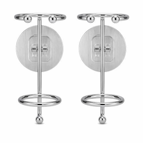 TUNEYA Electric Toothbrush Holder Wall Mounted, Cast Iron, 2 Pack