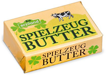 Erzi 17090 Butter aus Holz, Kaufladenartikel für Kinder, Rollenspiele