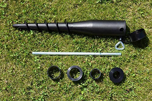 Haushalt International Rasendorn/Bodenhülse für Balifahnen - Teleskop-Stangen