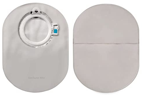 Coloplast 11413 Filtered Ostomy Pouch Two-Piece System 50 mm Stoma Closed End Flat - 30 Per Box