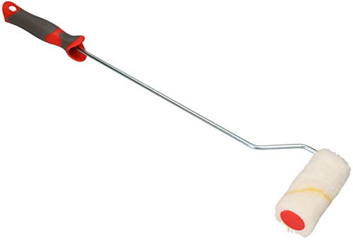 KOTARBAU® Velours-Farbroller Gelbfaden 100 x 50 mm mit verlängertem Griff 525 mm Farbwalze Pinsel Walzenbürste Rollerwalze Rollerpinsel für Anstricharbeiten und Renovierung