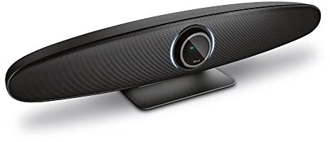 Trust Iris 4K Videokonferenz Kamera, All-in-One Ultra HD Konferenzkamera mit Clearview und ClearSound Technologie, 60 FPS, 120-Grad-Sichtfeld, für Konferenzräume, Videokonferenzen, Meetingräume