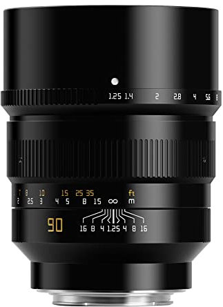 TTARTISAN 90mm F1.25 Objectif d'appareil Photo Favorite Portrait Longueur focale pour Monture Sony E