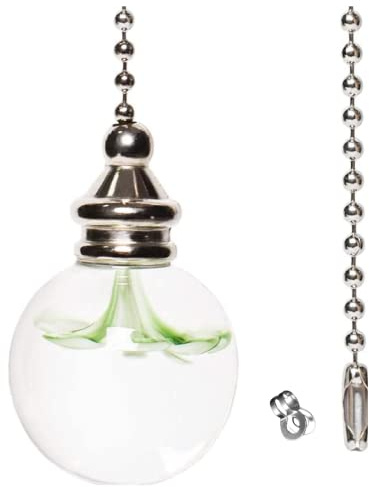 Taps2Traps® Flower Blossom Crystal Light Pull Pendant For Bathroom Light Switches Or Overhead Fans