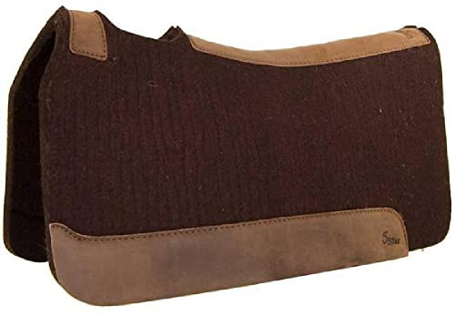 5 Star Equine The All-Around Western Horse Contoured Saddle Pad 30x30- Chocolate, 7/8 Thick