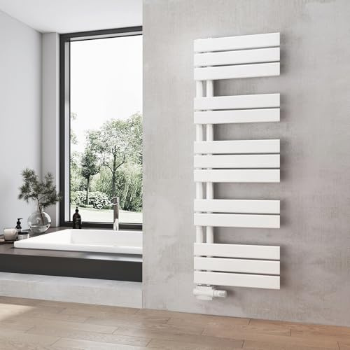 Heilmetz Badheizkörper Weiß Handtuchtrockner Heizung 400 x 1176 mm Bad Heizkörper Handtuchheizkörper Handtuchwärmer