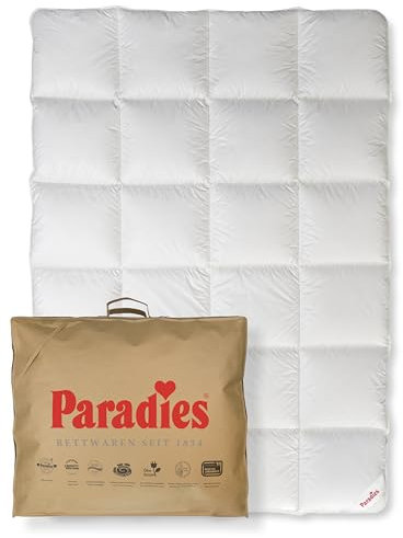 PARADIES Winterdecke 155x220 cm Runa Bio - kuschelig warme Bettdecke 155x220 Winter mit höchstem Volumen, Daunenalternative