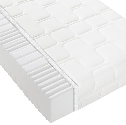 Kaltschaummatratze BeCo Grand Relax, 25 cm Komforthöhe, Made in Germany, Größe:80 x 200 cm, Härtegrad:H2 (0 kg - 100 kg) (160x200, H4)