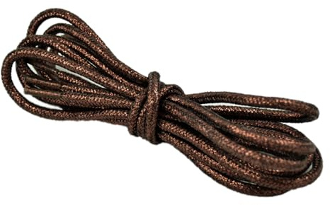 Wambere 1 paio di lacci rotondi lucidi da 4 mm, sottili, resistenti agli strappi, per scarpe da corsa, scarpe sportive, scarpe da corsa, scarpe da uomo, colore bianco, 100 cm