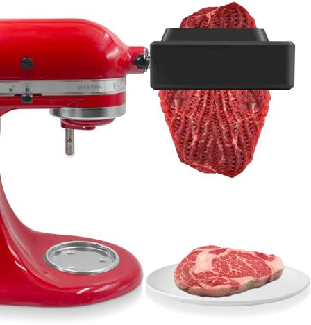 Meat Tenderizer for All Kitchen Aid Household Mixer,Meat Tenderizer Machine Attachment for Kitchen Aid Stand Mixers Accesssories (Black)