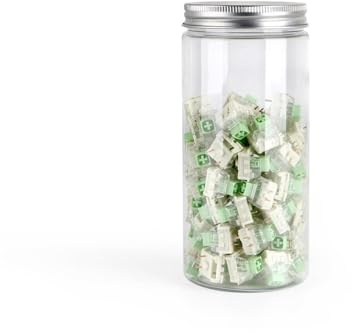 DucKey Kailh Box Navy/Jade Switch, 3Pin Clicky Schalter für Benutzerdefinierte Mechanische Tastaturen (Color : Jade, Size : 70PCS)