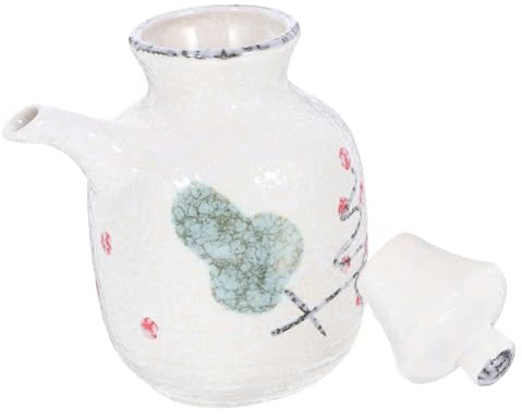 ABOOFAN Pentola Di Salsa Di Soia Pentola Per Il Grasso Distributore Di Olio Bottiglia Di Salsa Di Soia Porta Vino Pentola Di Aceto Stagionatura Giapponese e Coreano Ceramica