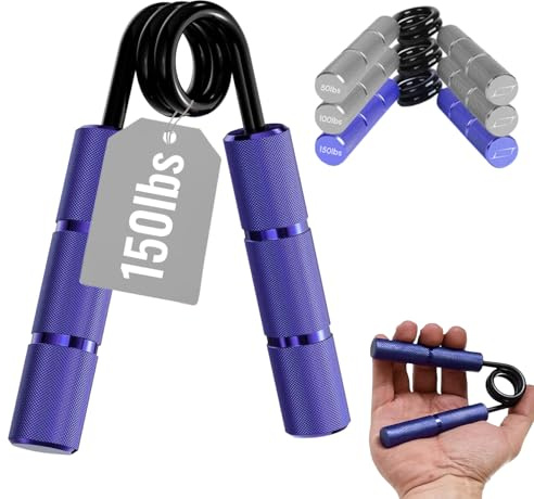 LISTHEN Handgripper per Rinforzo Presa Dita, Gripper per Ginnastica Mani e Polsi, Stringimano ideali per Braccio di Ferro, Fitness e Calisthenics, Arrampicata e Sollevamento Pesi (150 Libbre)