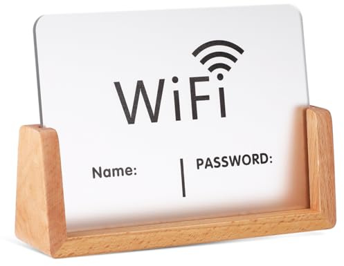 iplusmile Panneau en acrylique avec mot de passe - Décoration encadrée - Support photo en bois - Pour la maison ou le bureau