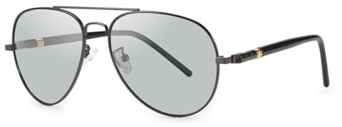 SIPHEW Nachtsichtbrille für Autofahrer, graue Nachtfahrbrille gegen Blenden, polarisierte Anti Blend Brille zum Autofahren