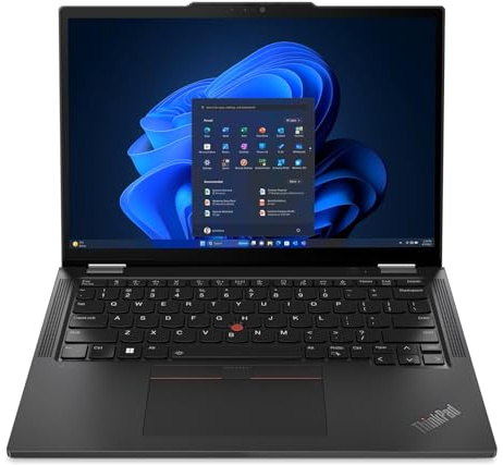 Lenovo ThinkPad X13 2 in 1 Gen 5 Laptop con processore Intel Core Ultra 7 155U, WUXGA da 13,3 pollici, touch screen, 16 GB di RAM, SSD da 1 TB, penna a sfera, fotocamera RGB+IR da 5 MP, grafica