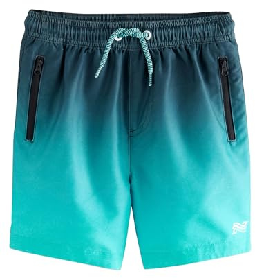 NEXT Garçon Short de Bain dégradé Bleu 9 Ans