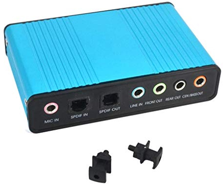 USB 6 Channel 5.1/7.1 Surround External Sound Card PC Laptop Desktop Tablet Audio Optical Adapter Card