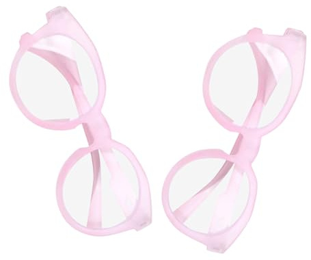 PACKOVE 2 Pièces Lunettes Anti-lumière Bleue pour Garçon Fille Protection Uv Fatigue Oculaire pour Ordinateur Téléphone et Étude à Domicile Bleu et Rose