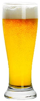 OIFAODAO, Vaso de pinta personalizado, vasos cerveza, juego 5 jarras vidrio gran capacidad, estilo moderno 430 ml,Vasos de cerveza
