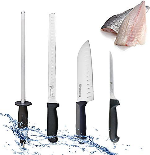 FISH MONGER FILLETING KNIFE SET BY DOLOMITEN INOX