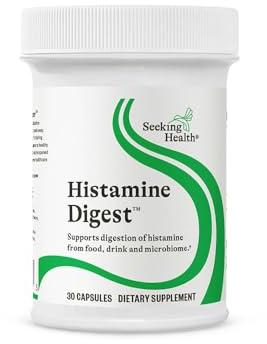 Seeking Health DAO Enzyme - Formerly Histamine Digest, DAO Enzyme Supplement for Histamine Food Intolerance, Supports Digestive Health, Upset Stomach (30 Capsules)*