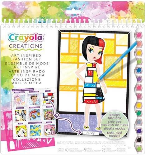 Crayola Creations – målarbok konst och modekollektion, kreativ sysselsättning och gåva för flickor, från 8 år, 26200