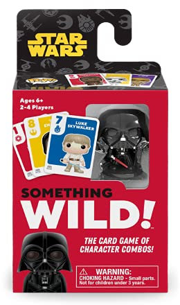 Funko Something Wild Family Card - Star Wars Darth Vader(Includes Collectable Mini POP!) Ideal For Children Ages 6 And Up - Fun For The Whole Family Board Game 58687