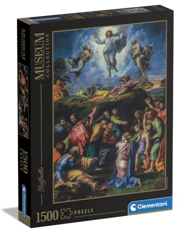 Clementoni- Museum Collection Raphael, Transfiguration-1500 Pièces-Puzzle, Divertissement pour Adultes-Fabriqué en Italie, 31698