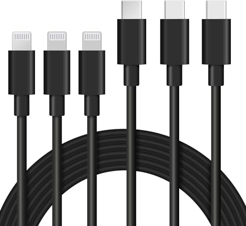 ilikable 3Pack 1M USB C Lightning Kabel,MFi zertifizierte | iPhone Ladekabel USB C Schnellladekabel kompatibel mit iPhone 14Pro,14,13,12,12 Pro,SE 2020,11,Max X XS XR 8 Plus SE 2020