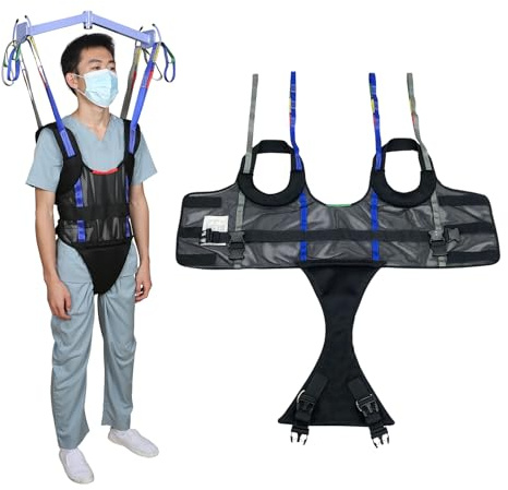 Ehucon Patient Walking Sling for Standing Exercise,Lift Walking Sling Standing Aids for Patient Ambulation Training -Safety Loading Weight 550 Lbs (Small (Pack of 1))