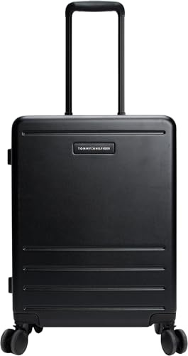 Tommy Hilfiger Unisex Koffer Cabin Size Handgepäck, Schwarz (Black), Einheitsgröße
