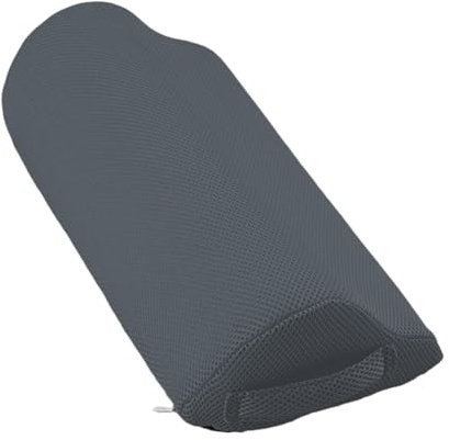 LOVIVER Beinkissen, Memory Foam, Nackenrolle, Netzgewebe, atmungsaktives Geschenk, Kissen für den unteren Rücken, Kniekissen für das Schlafen im Bett zu, DUNKELGRAU