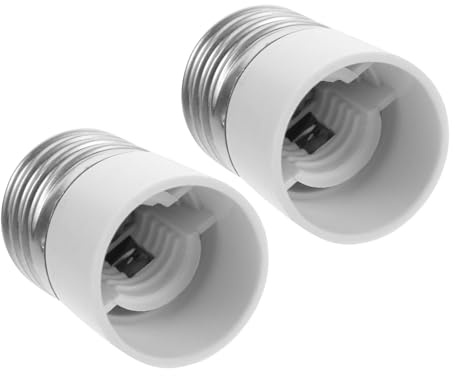 Yardenfun 2stücke Lampensockel Adapter Lichtbasis Konverter Für Installieren Praktische Lampenfassung Für Effiziente Nutzung