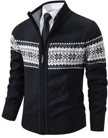 Damen Pullover Herbst, Norweger Pullover Herren Warm, Winterpullover Strickpullover Herbst/Winter Arbeitspullover Herrenpullover Norweger Pullover Weihnachtspullover Pullover & Strickjacken