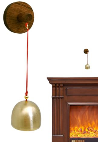 Door Bell Chime - Retro Metal Door Bell | Wood Wind Chime | Wall Mounted Metal Doorbell | Wind Chime Doorbell | Wind Chime Doorbell | Store Door Entry Chime | Traditional Antique Doorbell