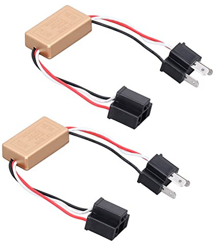 Gonetre Modulo Flash Strobo LED 2pcs Controller Strobe Controllo Strobo Fampile per Auto 9 30V ABS LF 300B H4 per Fari Fennature Fengali