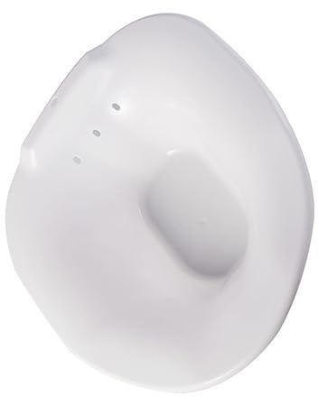 Gogogmee Toiletten Sitzbadewanne für Schwangere und Senioren Bequeme Sitzwanne mit Überlauf Einfach zu Reinigen zur Linderung von Hämorrhoidenbeschwerden Entspannung Geburt