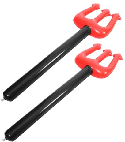 BESPORTBLE 2pezzi Forchetta Gonfiabile Per Halloween in Pvc Accessori Per Costume Da Diavolo Prop Per Halloween Cosplay e