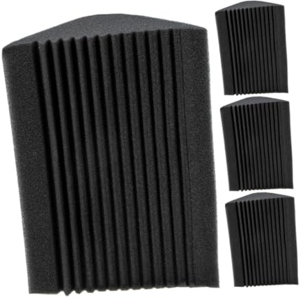 SUPVOX 4 Paneles Insonorizados para Pared, Trampas de Graves Reducción de Ruido y Absorción Acústica para Cines y Ktv