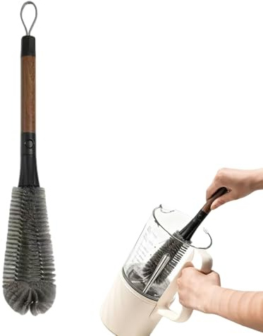 2 in 1 Cleaning Brush, Detachable Dual-Head Brush for Blender Cleaning Brush, Fruit Juicer Machine Clean Brush, Flexible Bendable Cup & Bottles Brush for Kitchen Appliances