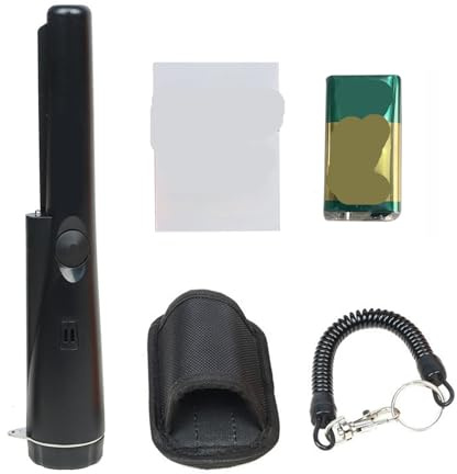 Rilevatore di metalli, Metal Detector Pinpointer, Asta portatile precisa, Impermeabile sotterraneo(Noir)