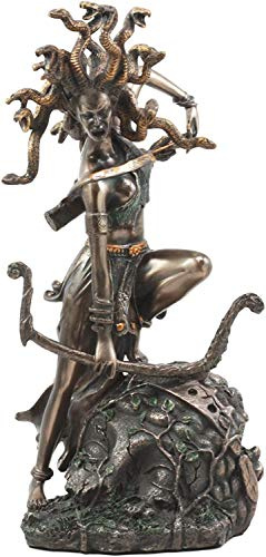 Pacific Giftware Medusa Greek Statue Figurine Mythology Gorgon