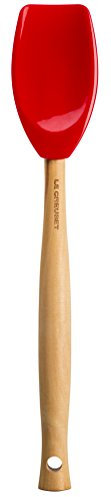 Le Creuset Espátula/cuchara de cocina Craft, 29 cm, Silicona, Cereza, 93010603060000
